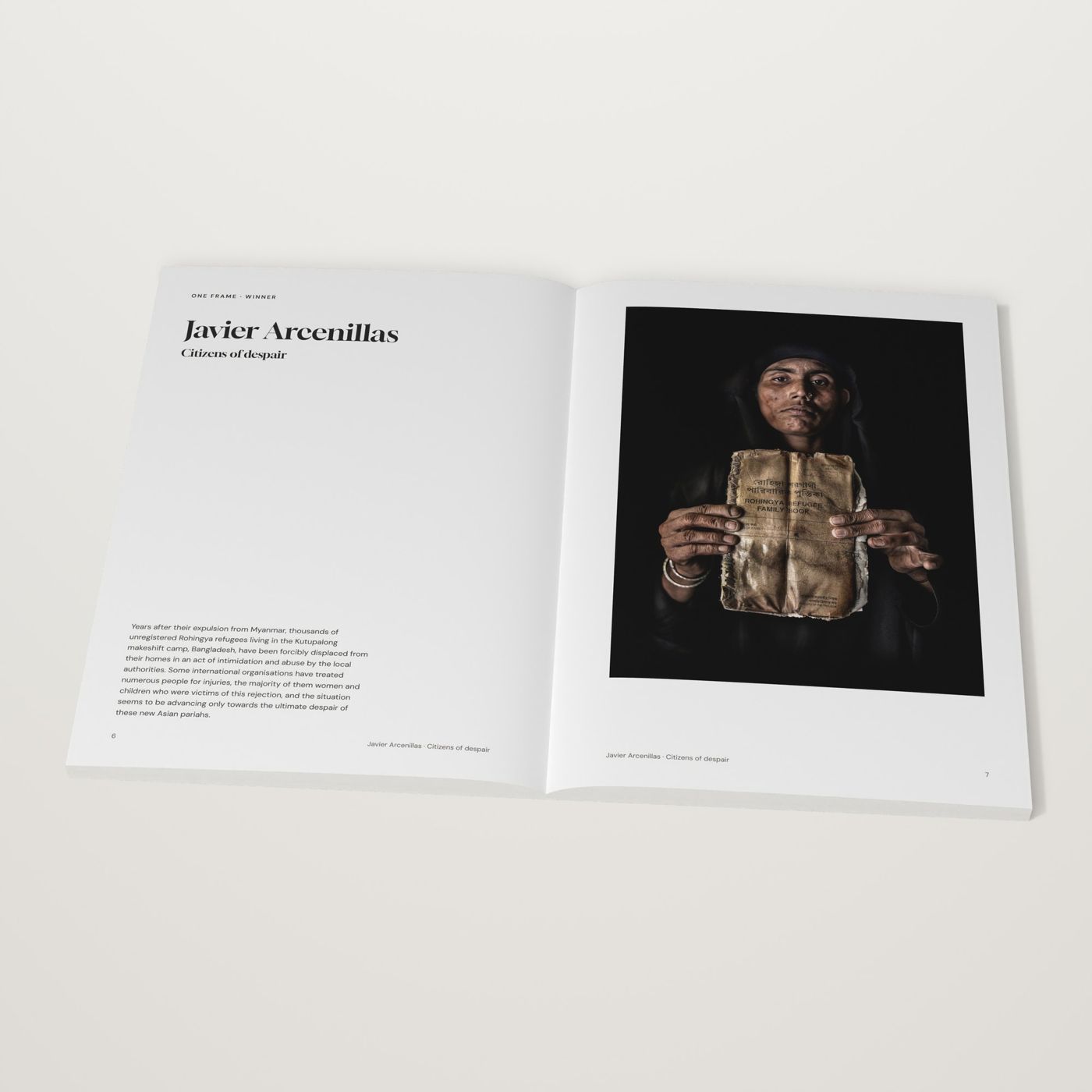 Spread: Javier Arcenillas, One Frame winner