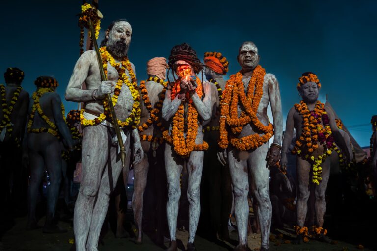 NAGA SADHUS – WARRIORS AND KEEPERS OF FIRE, photographed by Sajeev J K. One Frame honourable mention, Shoot The Frame 2025.