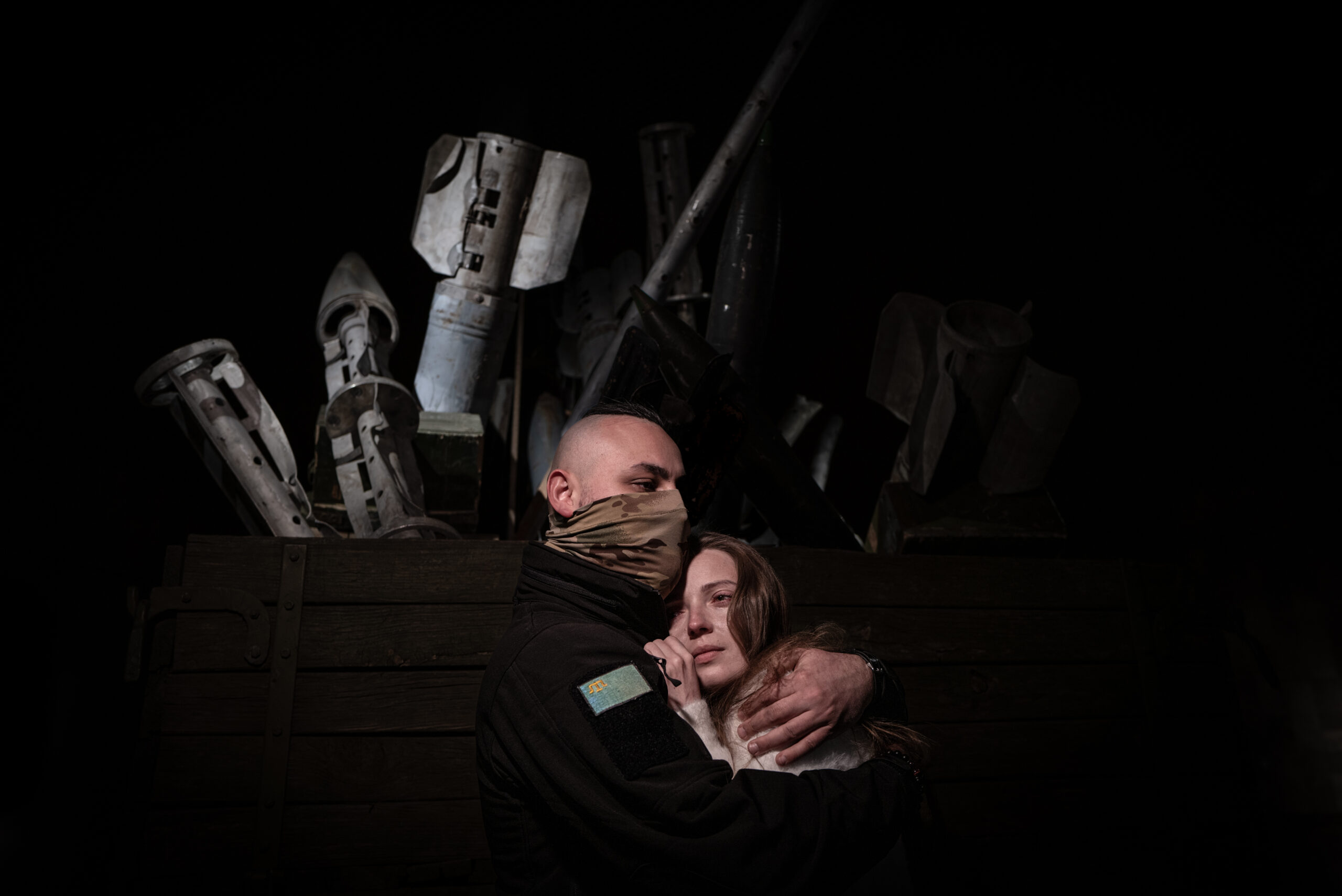 Frame 1 of 14 from Frontlines of Dignity, Shredded Skies and Other Love Stories, a photo essay by Marylise Vigneau