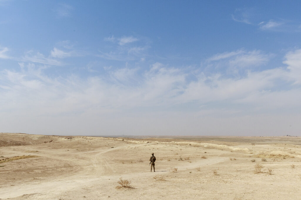 Frame 1 of 14 from The Unfinished War Against ISIS, a photo essay by Diego Baravelli