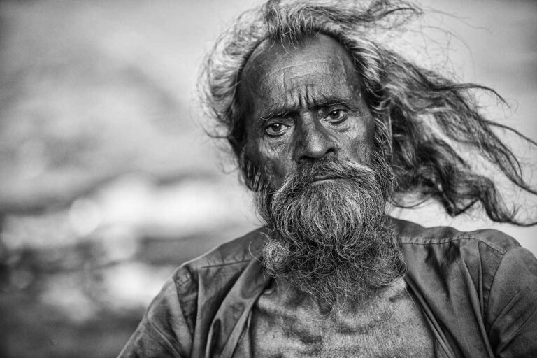 Old, man, hair, beard. Portrait photograph by Goran Jovic, finalist in the Shoot The Frame Portrait photography award, October 2013