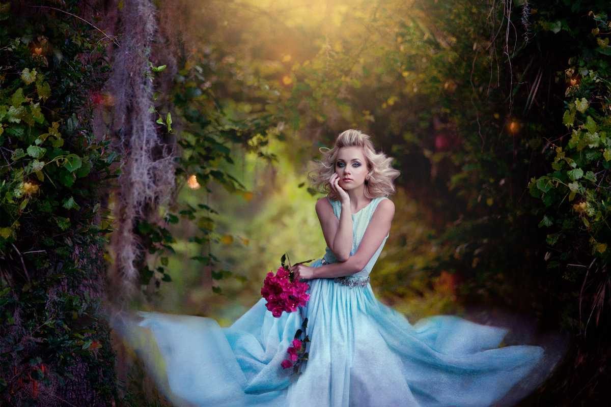 Woman, hait. white, gown. Portrait photograph by Tamara Knight, finalist in the Shoot The Frame Portrait photography award, June 2014