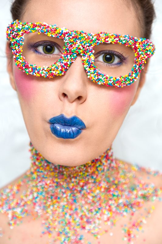 Woman, glasse, gums, colors. Portrait photograph by Michael Stanley, finalist in the Shoot The Frame Portrait photography award, July 2014