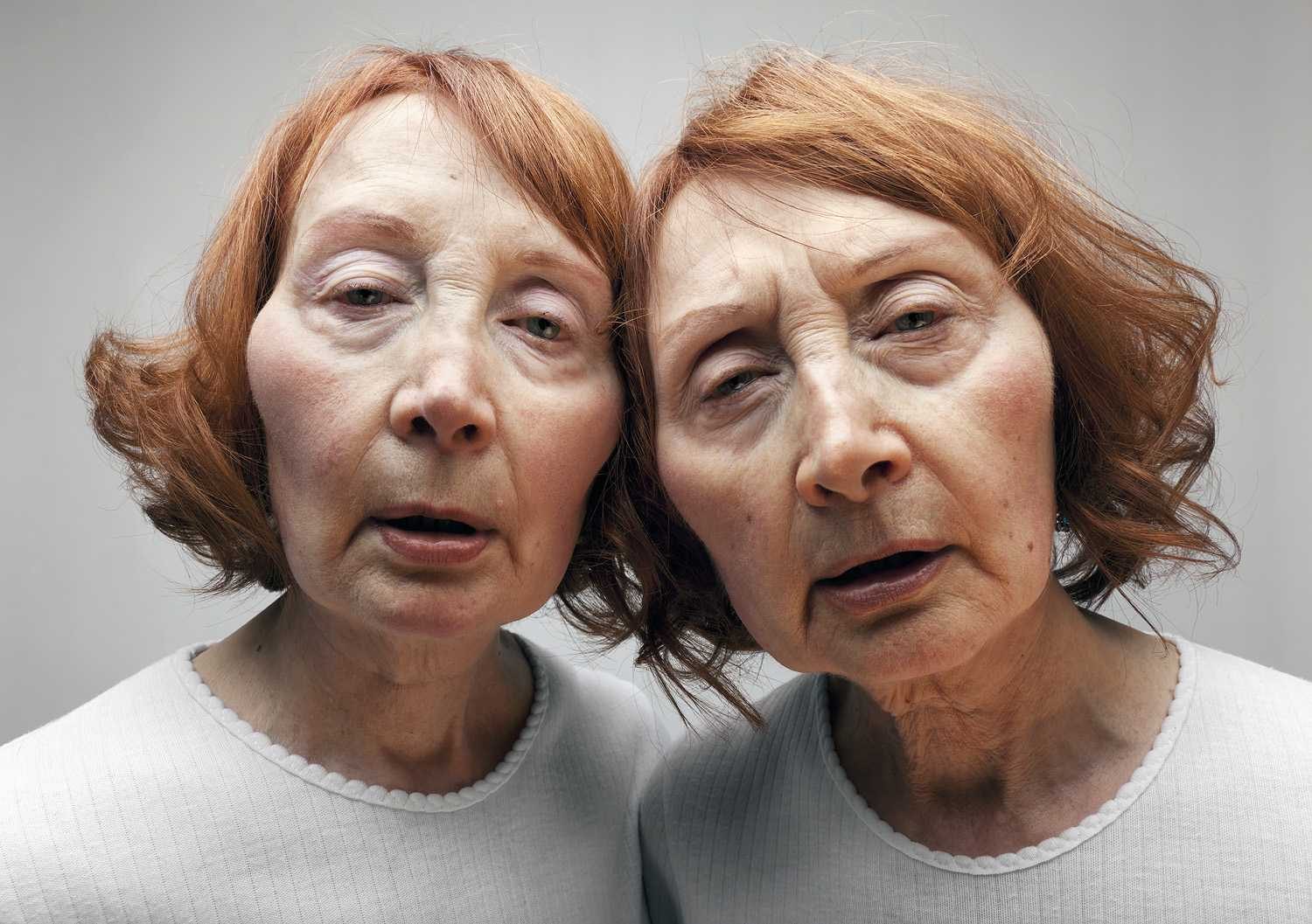 Twins, woman, old. Portrait photograph by Sandro Baebler, finalist in the Shoot The Frame Portrait photography award, March 2015