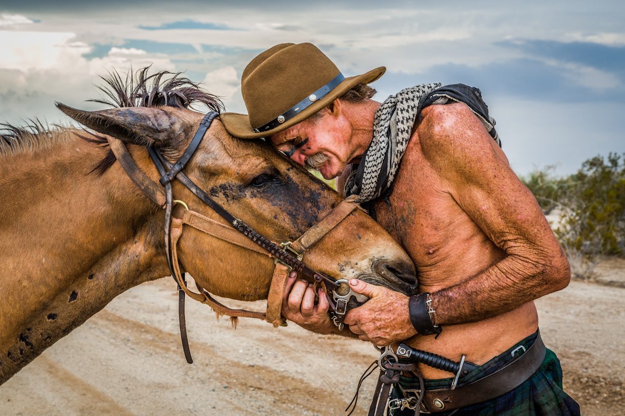 Man, horse, ride, hat. Portrait photograph by Dmitry Demchenko, finalist in the Shoot The Frame Portrait photography award, July 2015