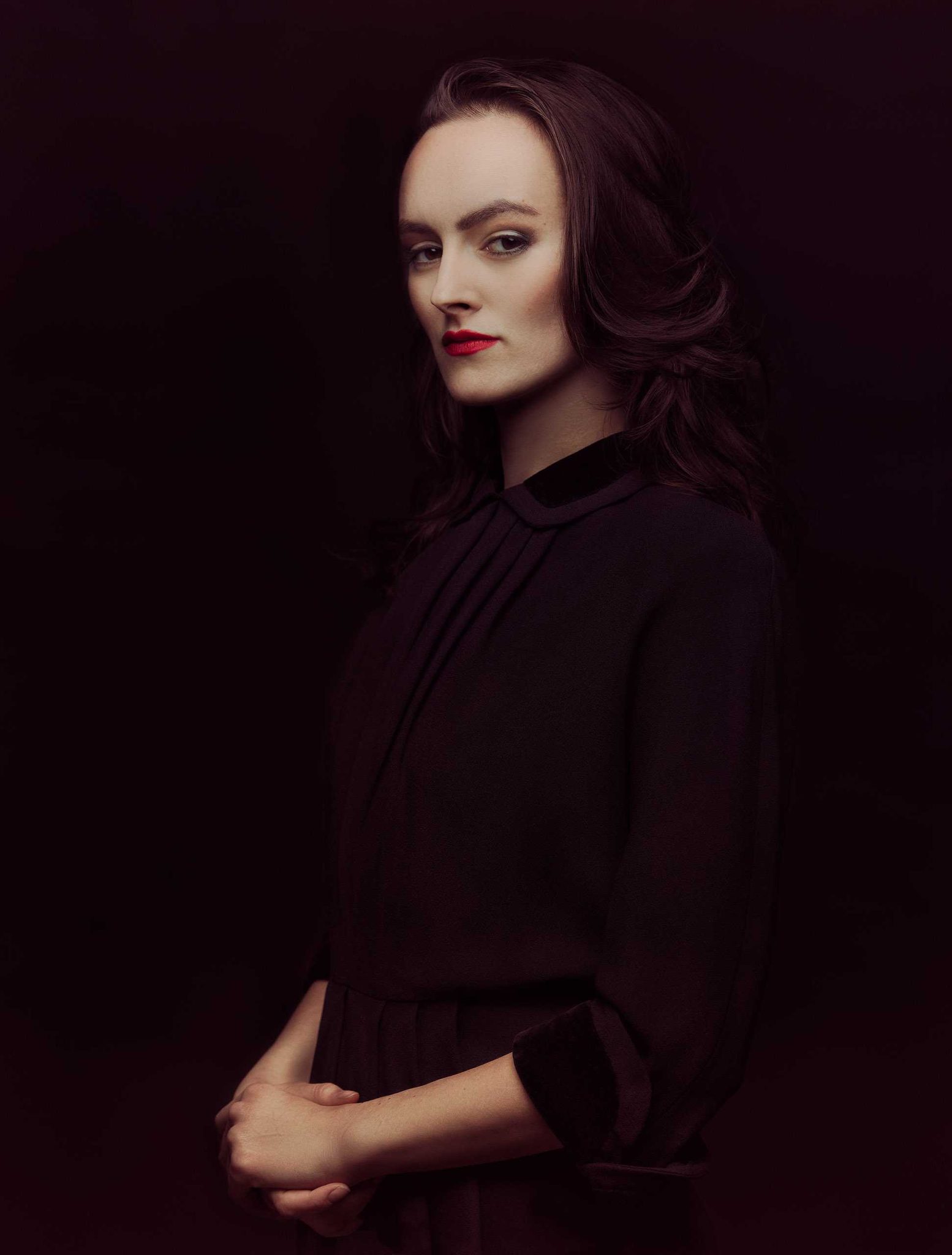 Woman, lips, hair. Portrait photograph by Balint Hajagos, finalist in the Shoot The Frame Portrait photography award, November 2015