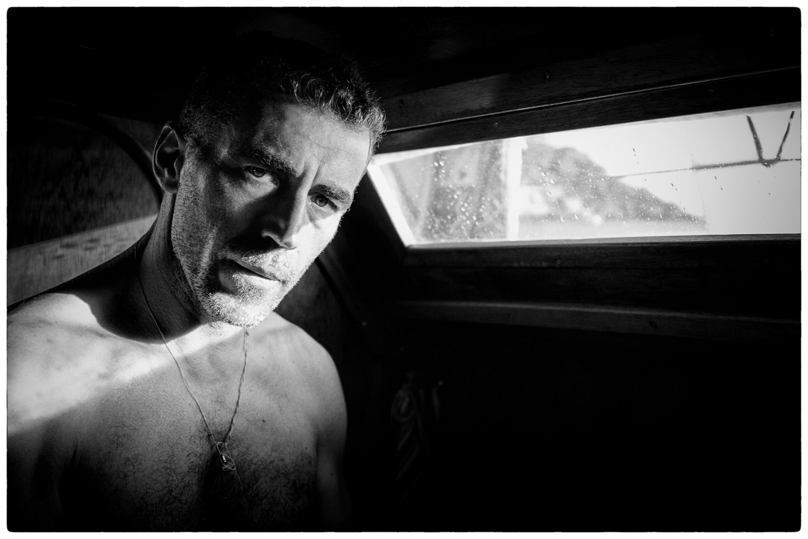 Man, body, face. Portrait photograph by Adrian Shaw, finalist in the Shoot The Frame Portrait photography award, September 2016