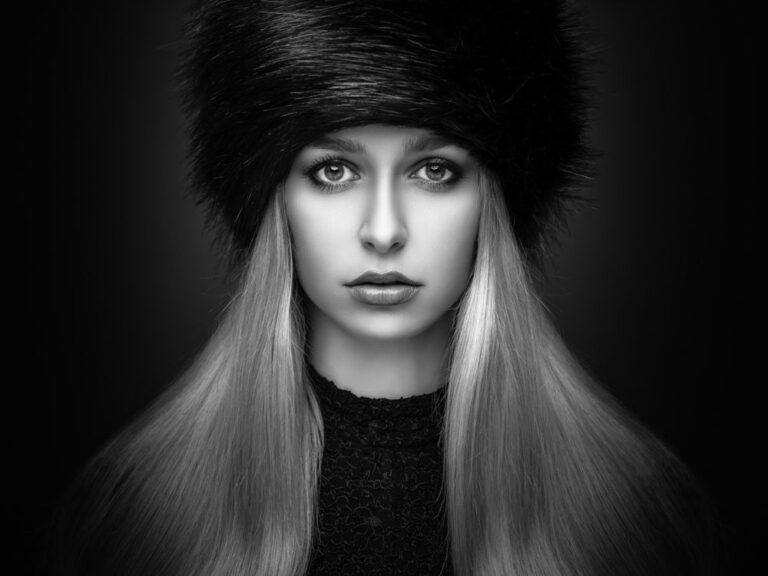 Hair, girl, clothes, face. Portrait photograph by Michael Schnabl, finalist in the Shoot The Frame Portrait photography award, January 2018