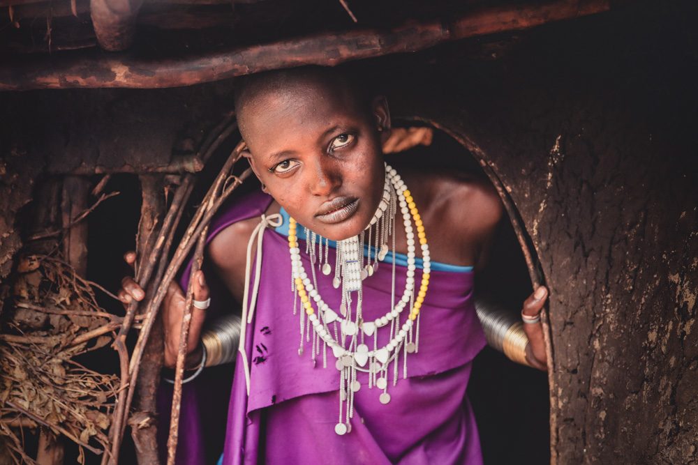 Dress, bracelets, necklace, woods. Portrait photograph by Lior Sperandeo, finalist in the Shoot The Frame Portrait photography award, July 2018
