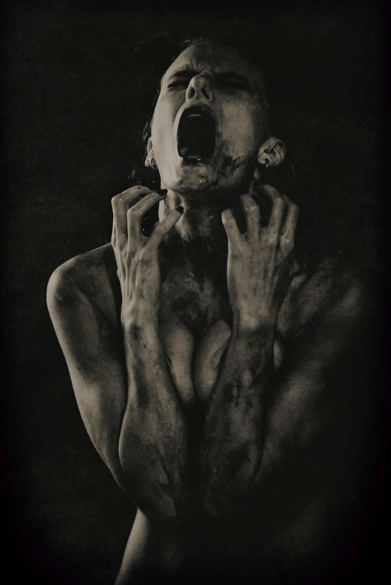 The Scream of Earth. Portrait photograph by Georgy Goryunov, finalist in the Shoot The Frame Portrait photography award, May 2020