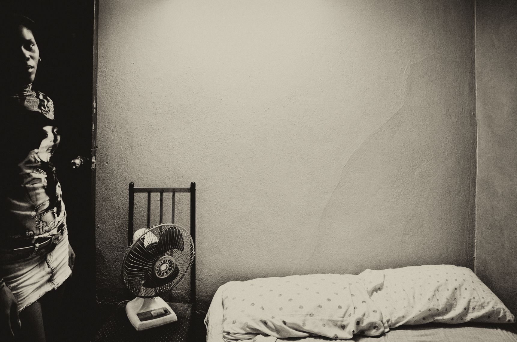Letitia's Room. Portrait photograph by Carl Moore, finalist in the Shoot The Frame Portrait photography award, August 2020
