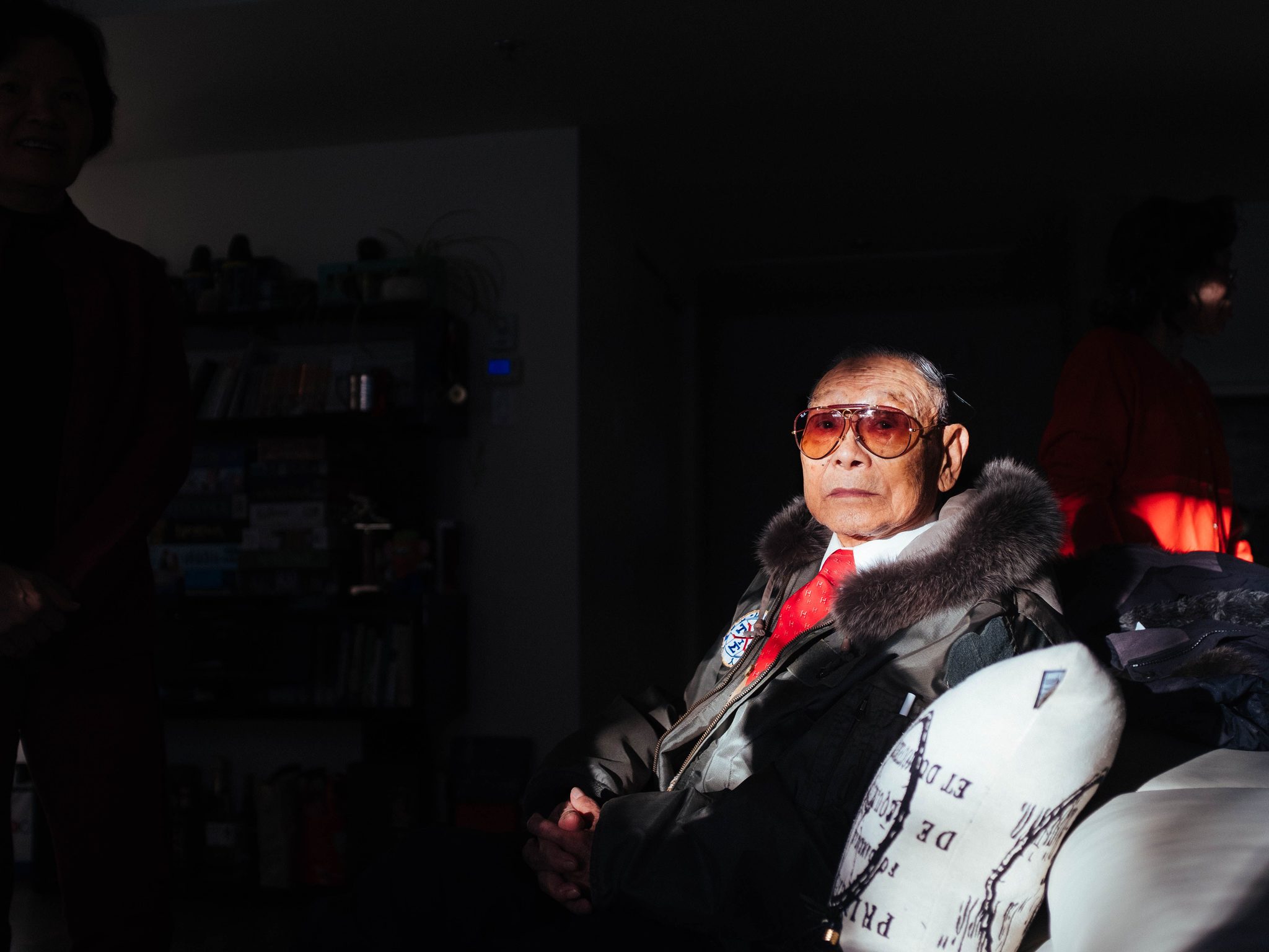 Grandpa Pan. Portrait photograph by Elim Pan, finalist in the Shoot The Frame Portrait photography award, October 2020
