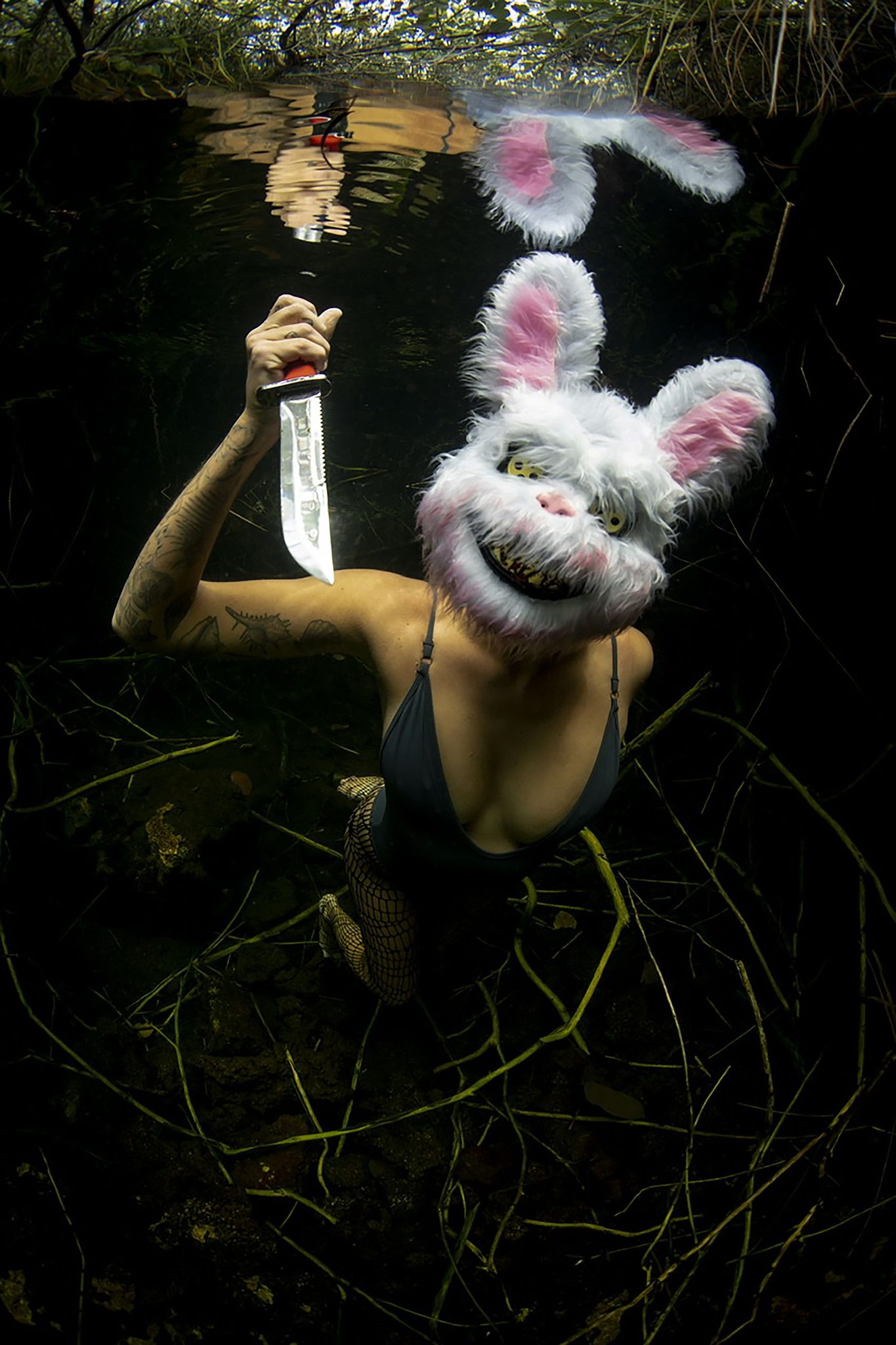 Killer Rabbit. Portrait photograph by Jason Lafferty, finalist in the Shoot The Frame Portrait photography award, October 2020