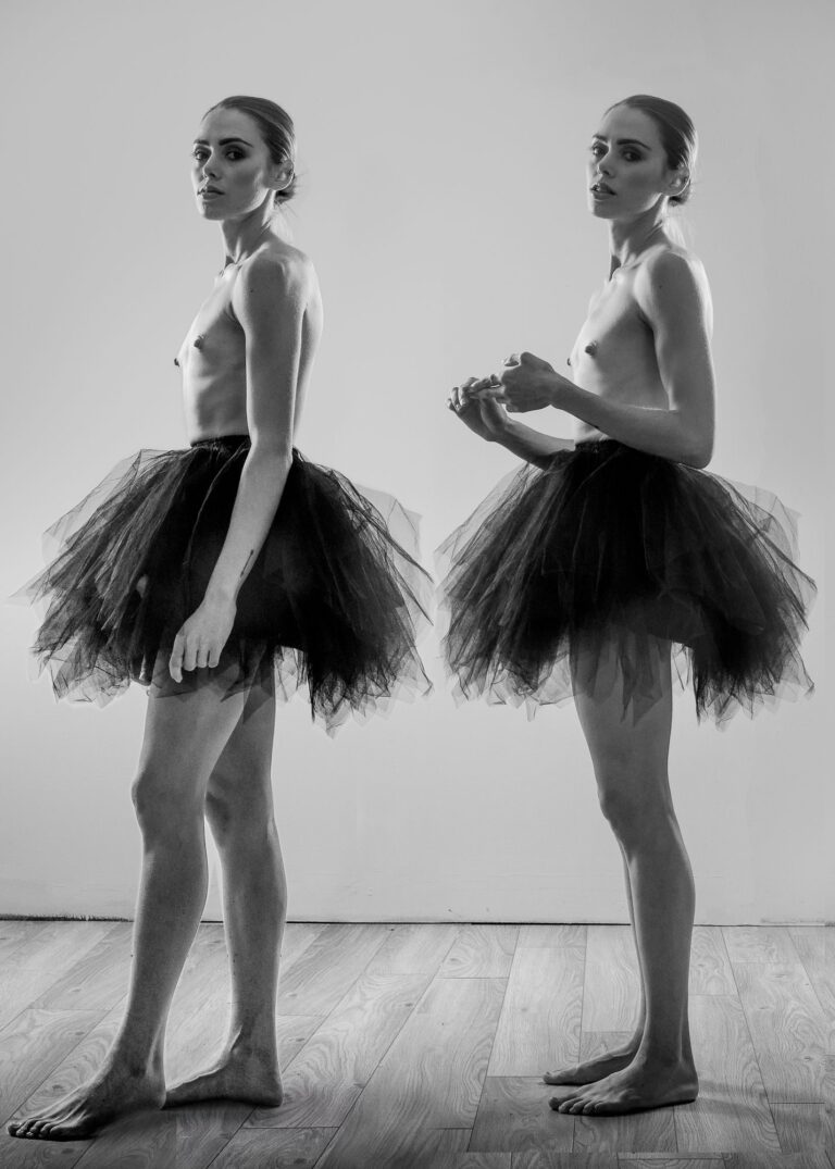 Double No Act. Portrait photograph by Gary Sheridan, finalist in the Shoot The Frame Portrait photography award, December 2020