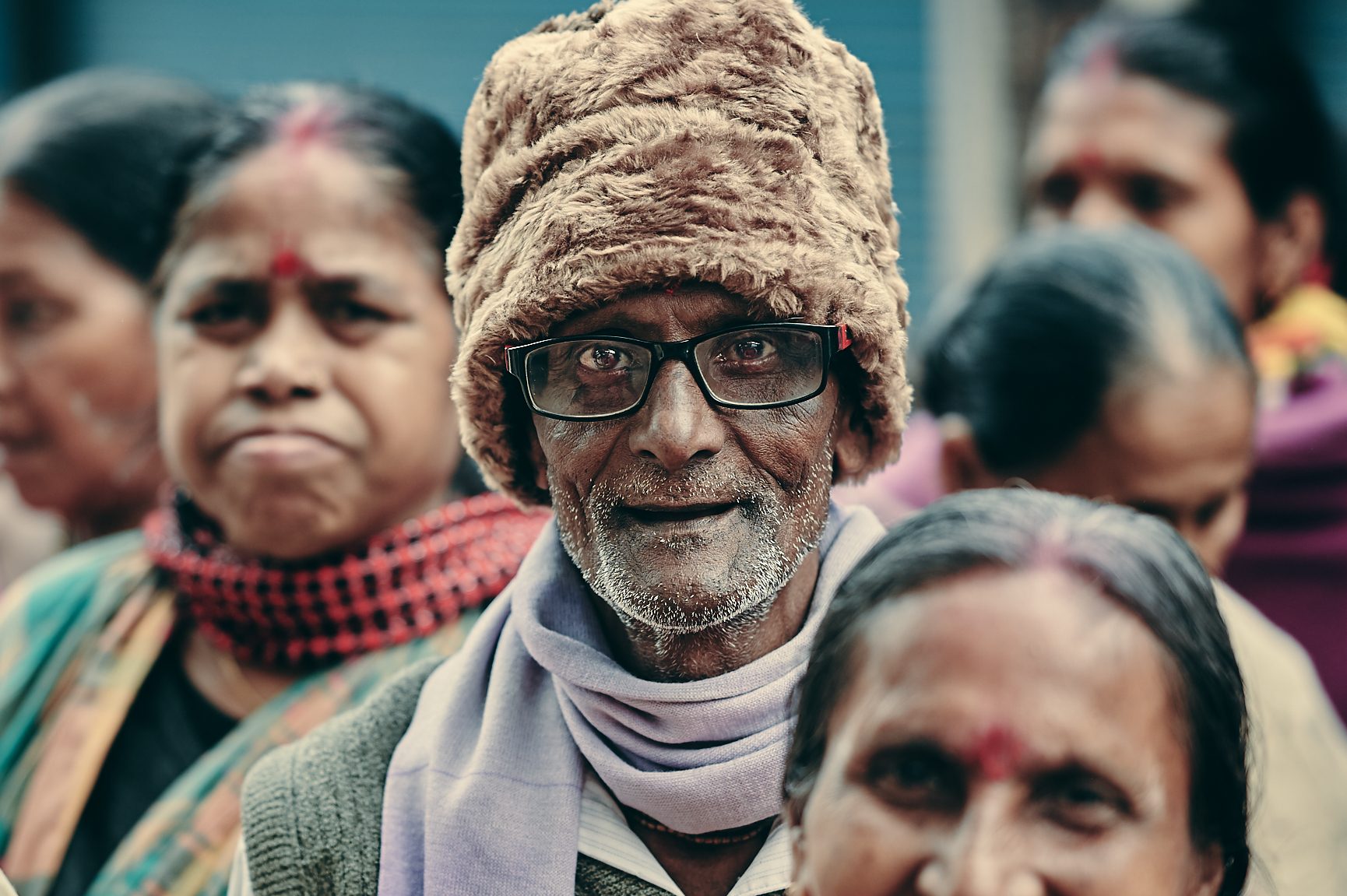 The One in the crowed, Indie. Portrait photograph by Ondrej Blaho, finalist in the Shoot The Frame Portrait photography award, April 2021