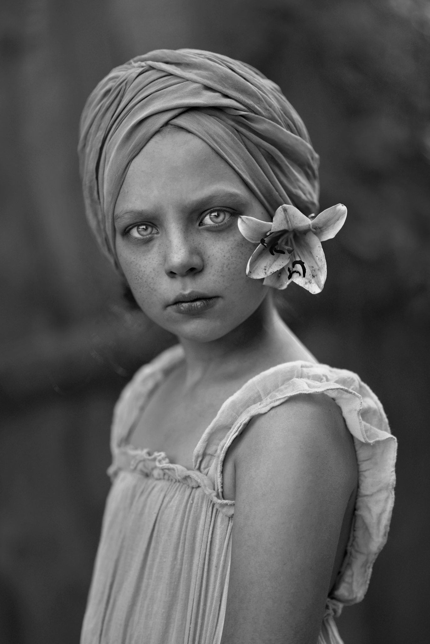 Lilium. Portrait photograph by Natalia Polomina, finalist in the Shoot The Frame Portrait photography award, August 2021