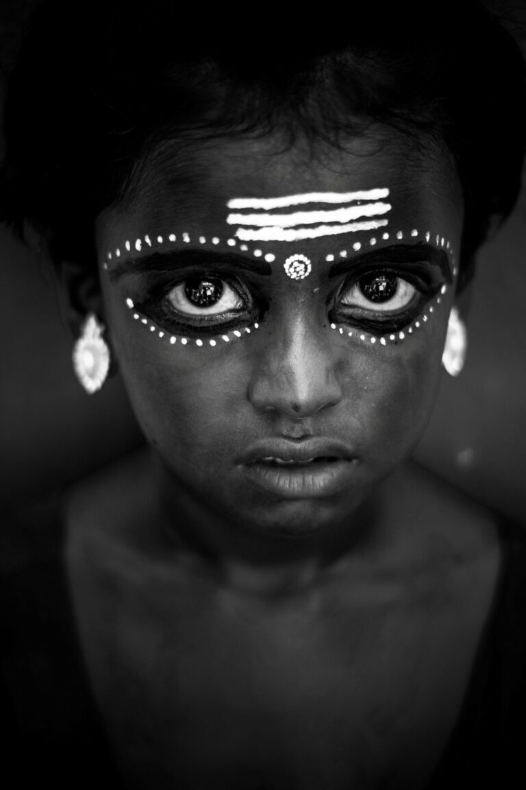 Little Goddess. Portrait photograph by Sarathi Thamodaran, finalist in the Shoot The Frame Portrait photography award, April 2022