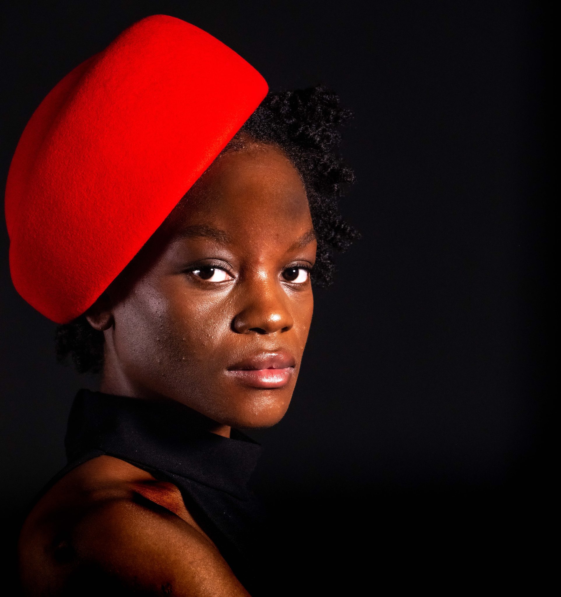 Red Hat, Coastal Maine, USA. Portrait photograph by Evan Siegel, finalist in the Shoot The Frame Portrait photography award, May 2022