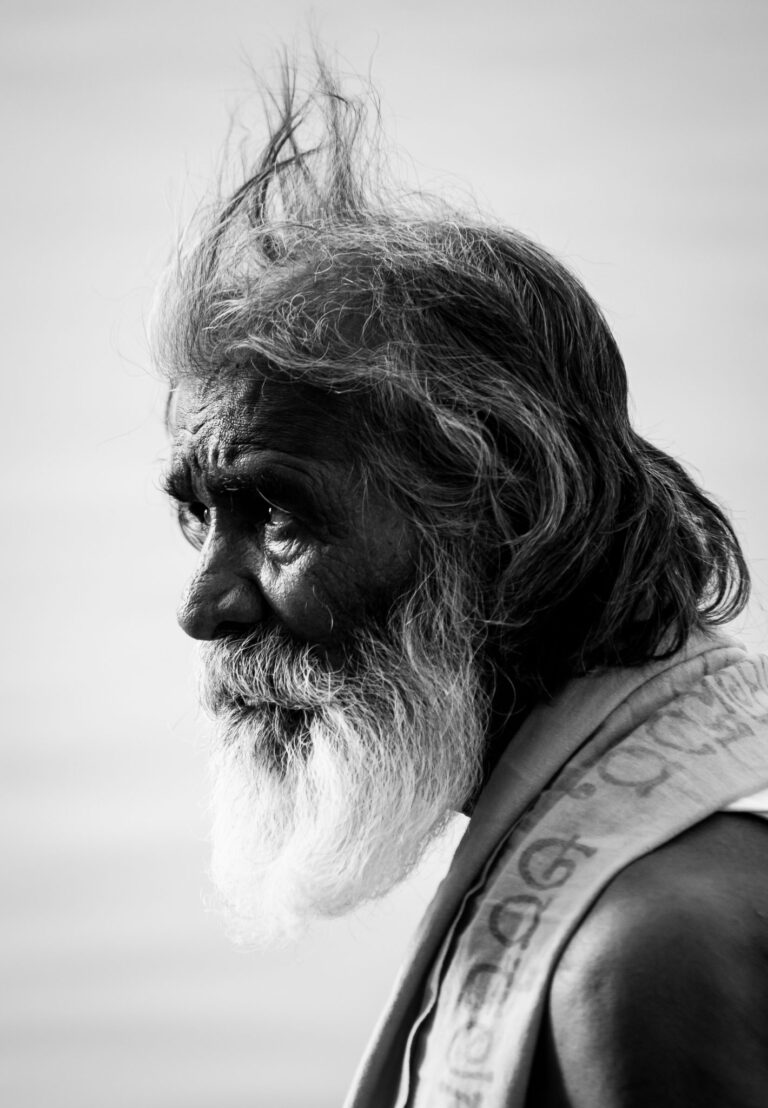 Portrait of an Old Man. Portrait photograph by Pavan Prasad, finalist in the Shoot The Frame Portrait photography award, December 2022