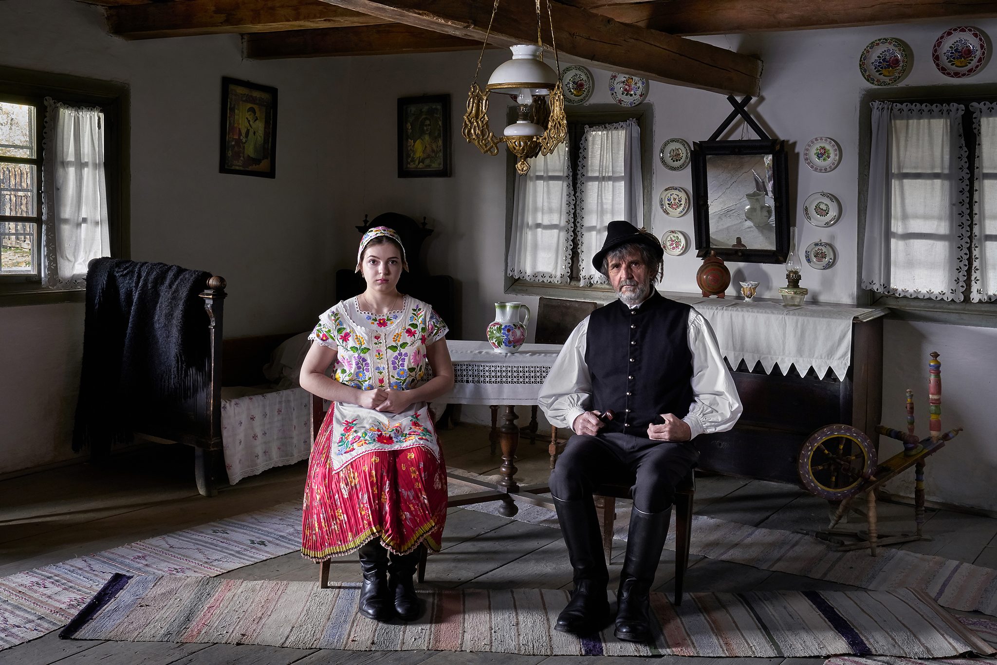 Cultural ethnos of Transcarpathia, Ukraine, Transcarpathia, the city of Uzhgorod. Portrait photograph by Michael Dorohovich, finalist in the Shoot The Frame Portrait photography award, January 2023