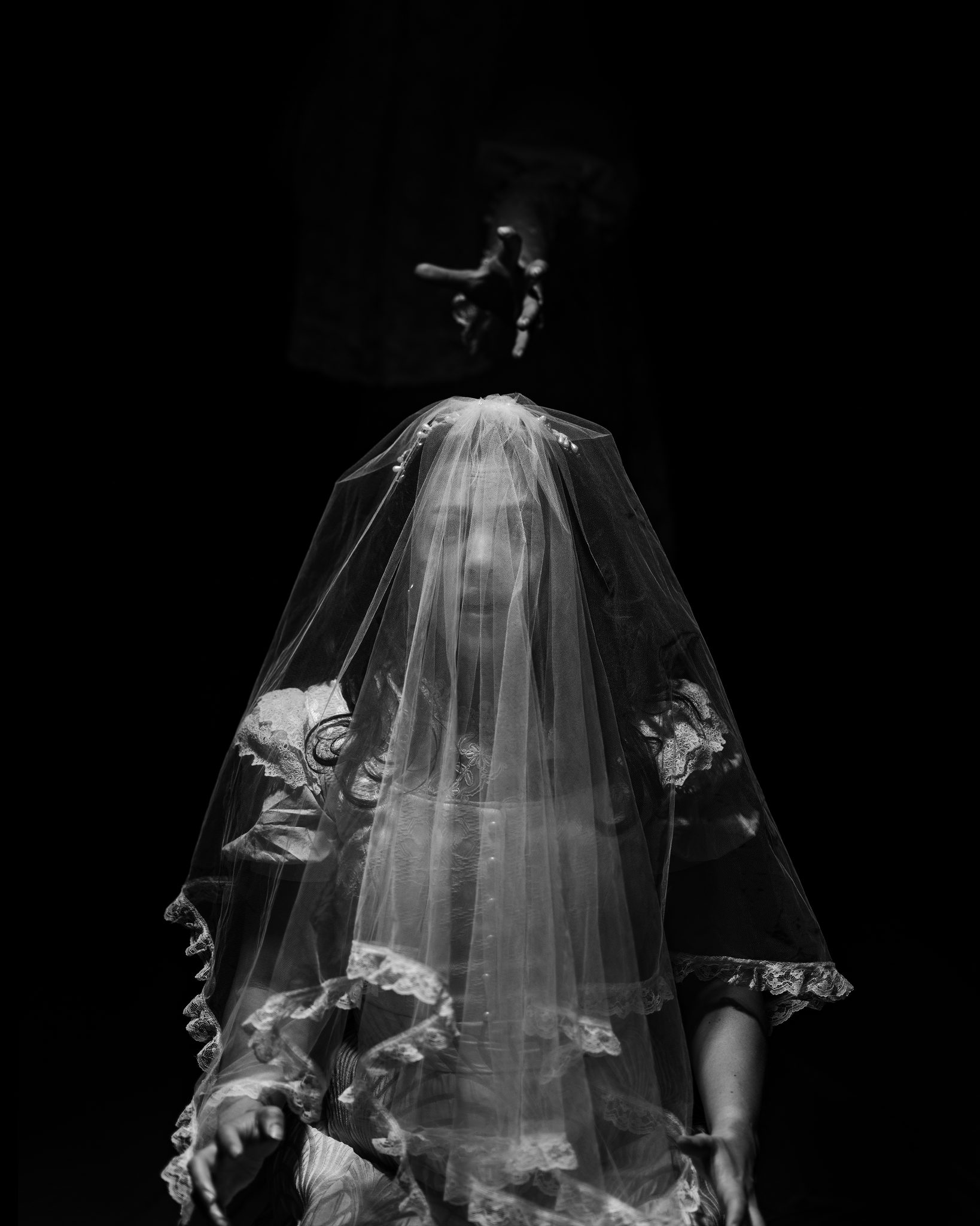 La Llorona, The Weeping Woman, Washington, DC, USA. Portrait photograph by Mark Hoelscher, finalist in the Shoot The Frame Portrait photography award, March 2023