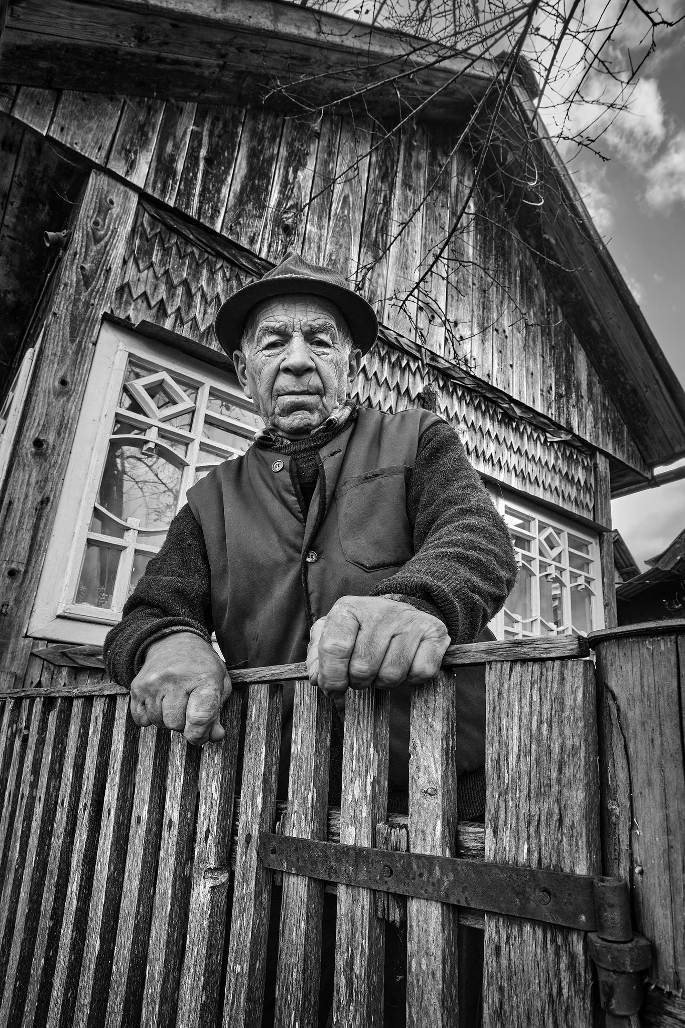 Alpine Inhabitant of The Carpathians, Ukraine, Transcarpathia, village Cherna Tisa. Portrait photograph by Michael Dorohovich, finalist in the Shoot The Frame Portrait photography award, January 2024