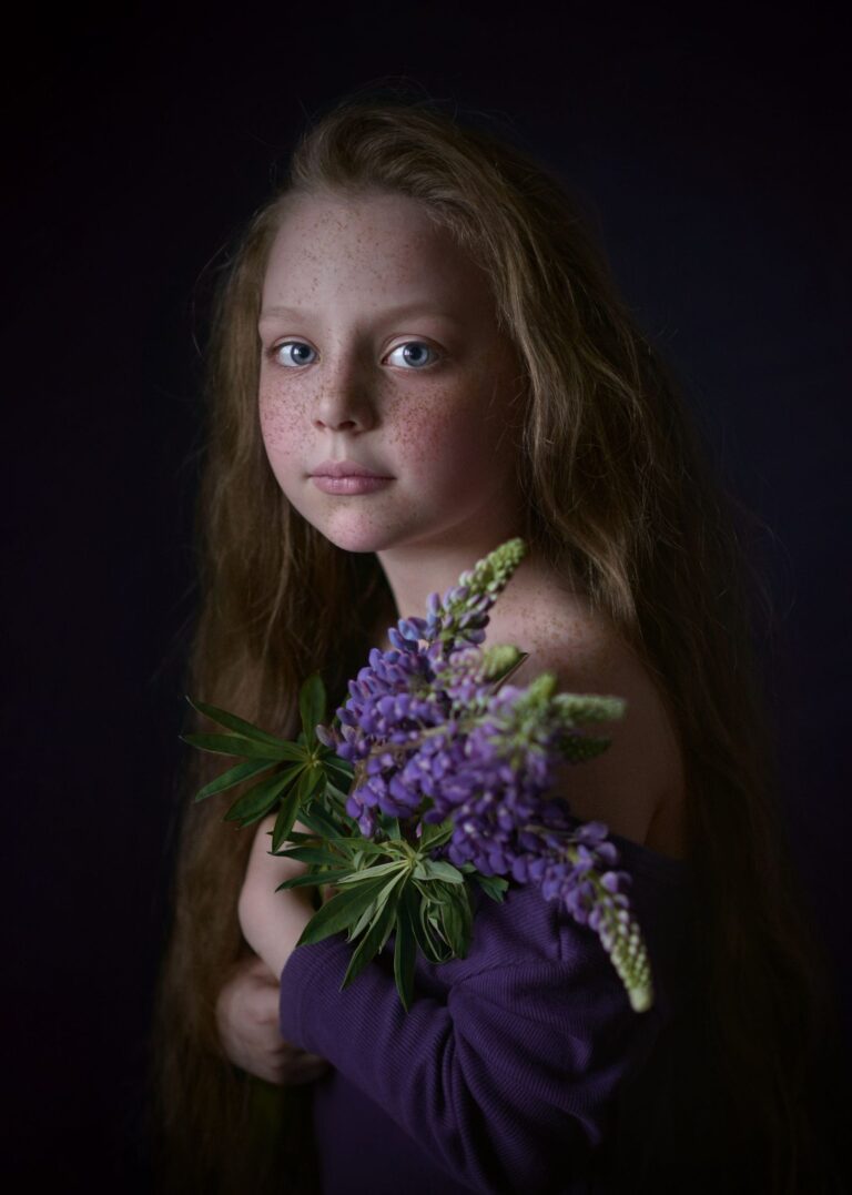 Lupinus. Portrait photograph by Natalia Polomina, winner of the Shoot The Frame Portrait photography award, May 2024
