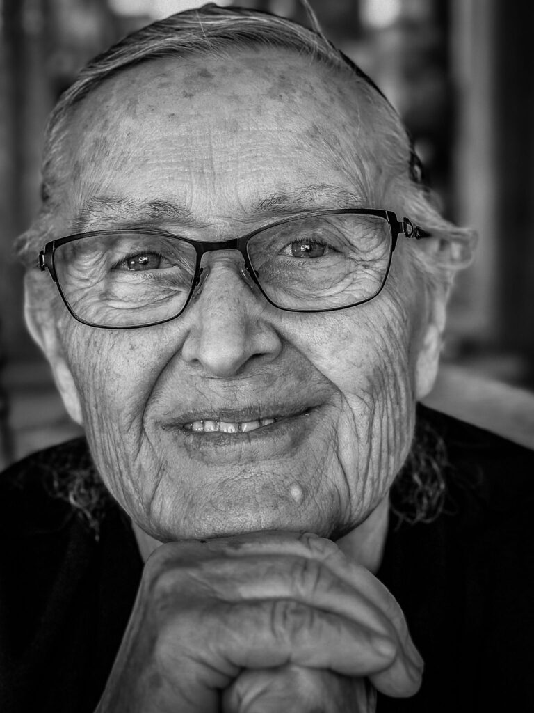 Grandma D. Portrait photograph by James Penner, winner of the Shoot The Frame Portrait photography award, June 2024