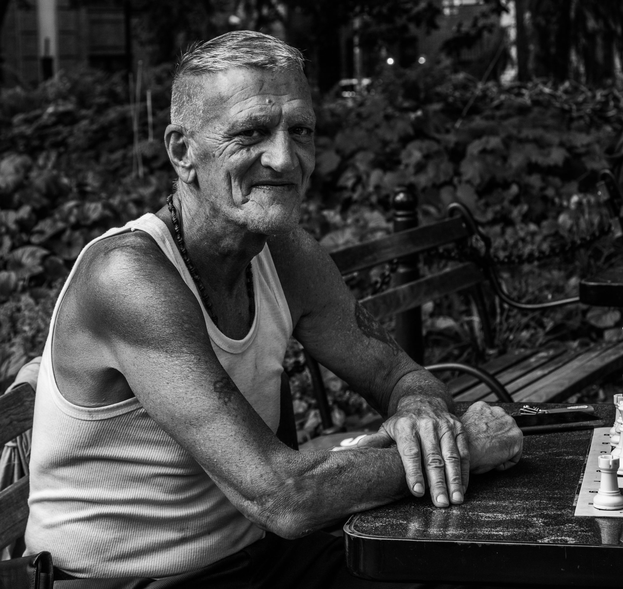 Johnny, New York, NY, USA. Portrait photograph by Seth Hooper, finalist in the Shoot The Frame Portrait photography award, July 2024