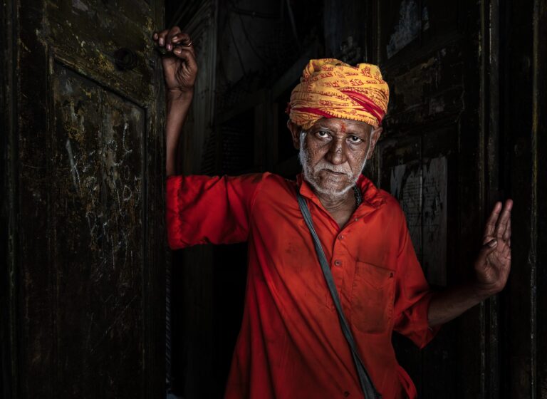 Salvation, Kolkata, West Bengal, India. Portrait photograph by Kishore Das, winner of the Shoot The Frame Portrait photography award, October 2024