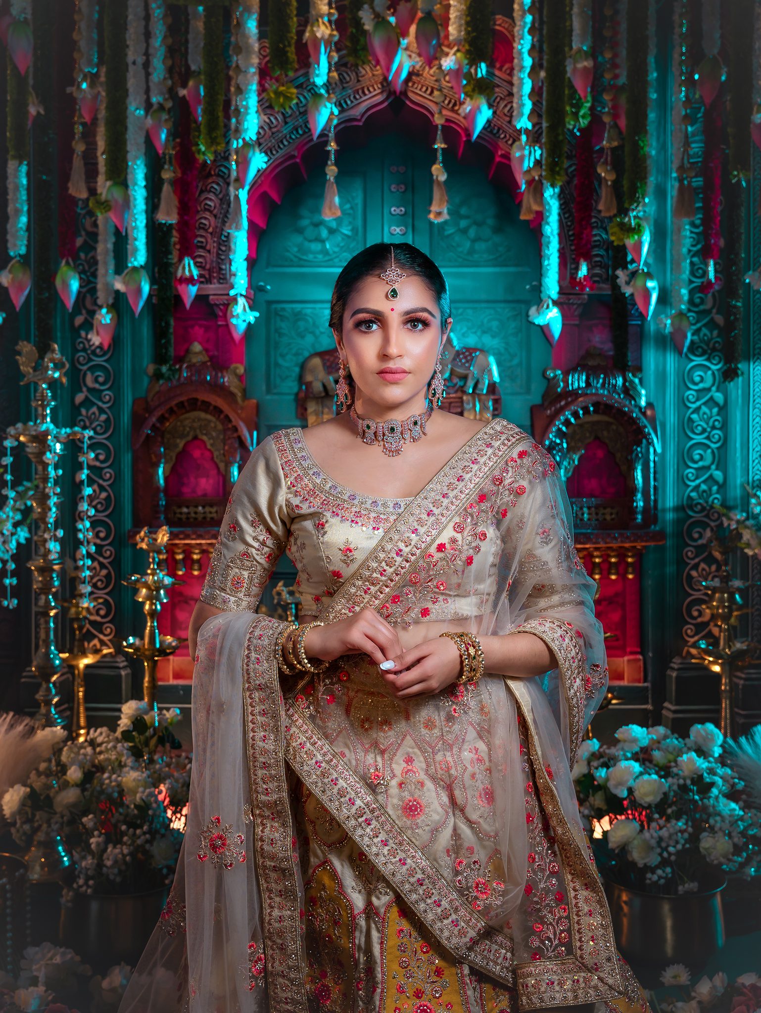 Timeless beauty of Indian classical traditions, Penang, Malaysia. Portrait photograph by Ragunathan Shekaven, finalist in the Shoot The Frame Portrait photography award, November 2024