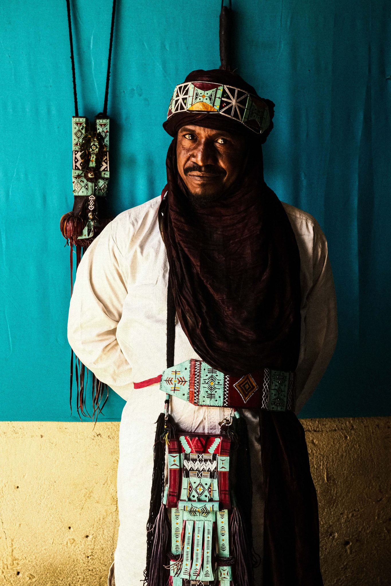 Adornment of the Nomad, Djanet, Algeria. Portrait photograph by Maxine Noel, finalist in the Shoot The Frame Portrait photography award, March 2025