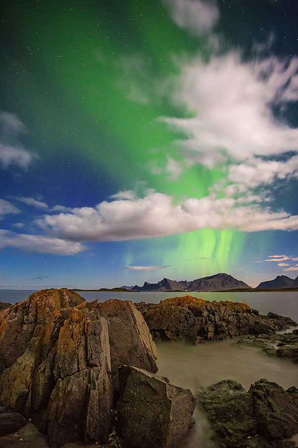View, lights, sky, stone. Landscape photograph by Alex Conu, finalist in the Shoot The Frame Landscape photography award, October 2013