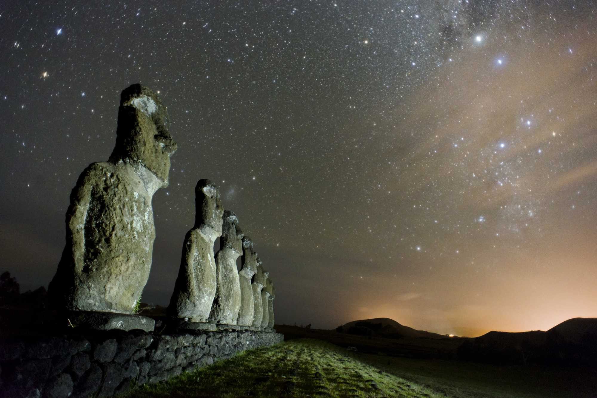 Stone, lights, view, sky. Landscape photograph by Ben Leshchinsky, finalist in the Shoot The Frame Landscape photography award, October 2013