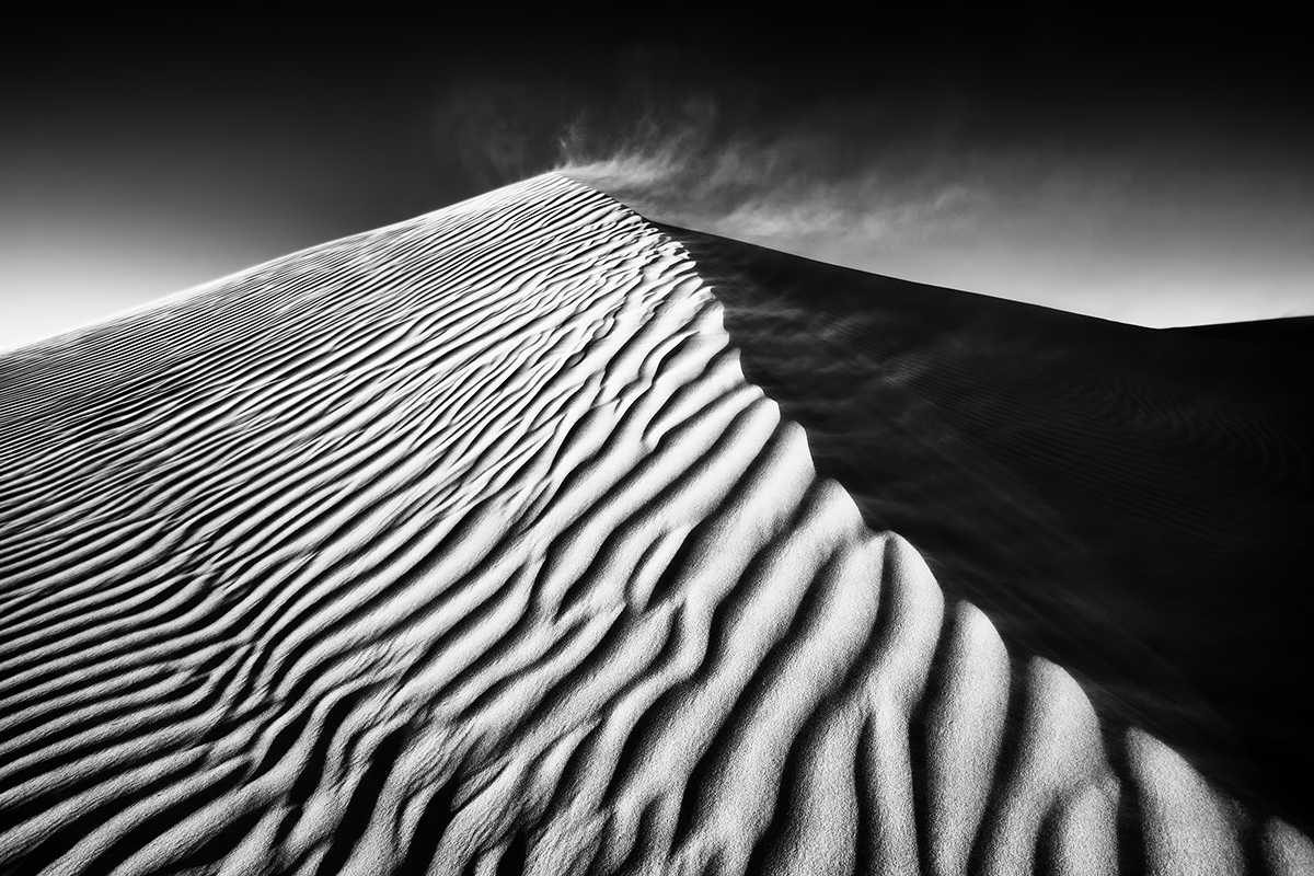 Pyramid, sand, top. Landscape photograph by Luke Tscharke, finalist in the Shoot The Frame Landscape photography award, April 2014