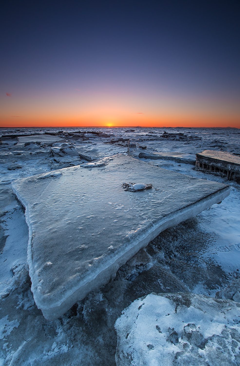 Flat, stone, sky, scene. Landscape photograph by Ed Boudreau, finalist in the Shoot The Frame Landscape photography award, July 2014