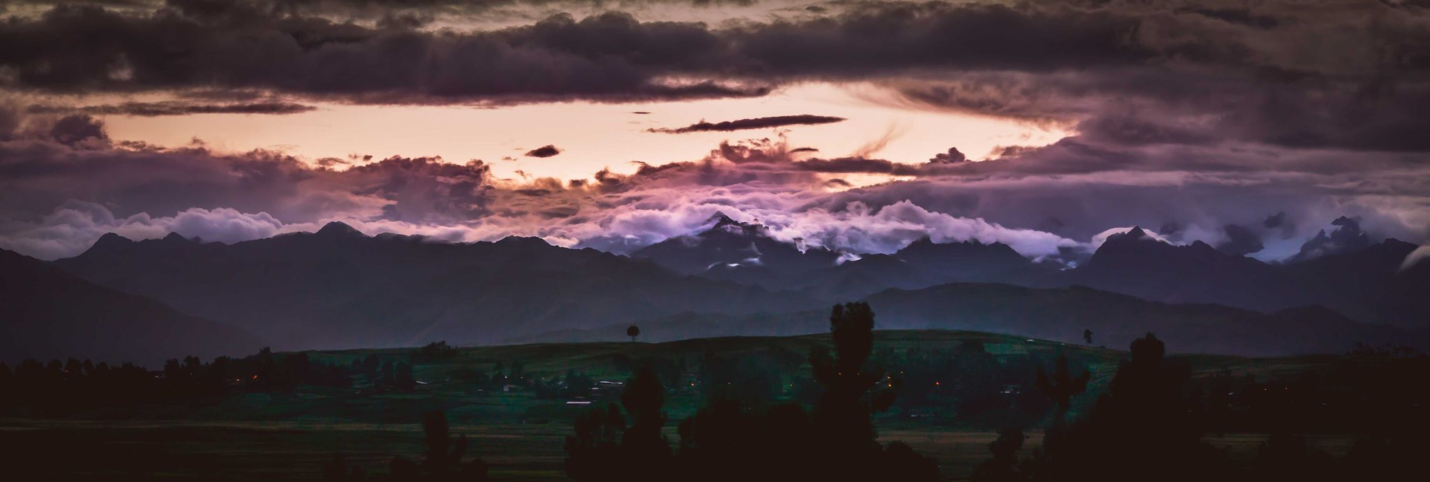 Clouds, trees, mountains. Landscape photograph by Diaz Williams, finalist in the Shoot The Frame Landscape photography award, June 2015
