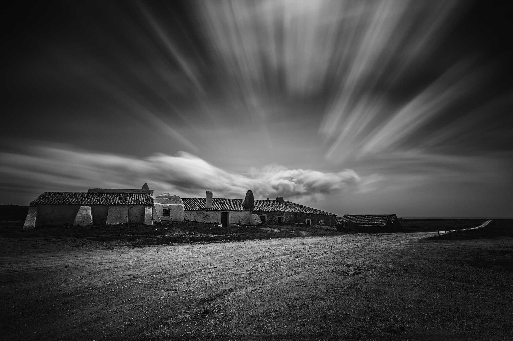 Rays, house, land. Landscape photograph by Karel Neumann, finalist in the Shoot The Frame Landscape photography award, September 2015