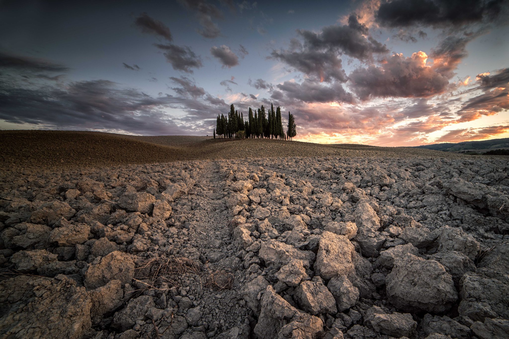 Stone, sky, trees. Landscape photograph by Elena Pardini, winner of the Shoot The Frame Landscape photography award, November 2015
