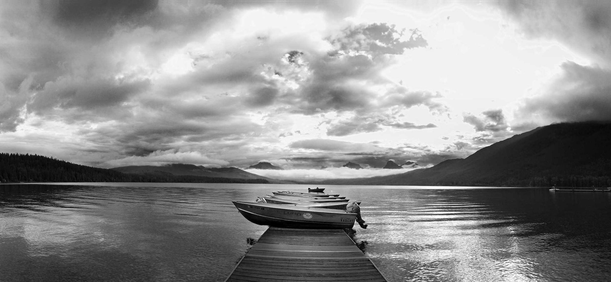 Boat, bridge, clouds. Landscape photograph by Christopher Bellezza, finalist in the Shoot The Frame Landscape photography award, January 2016