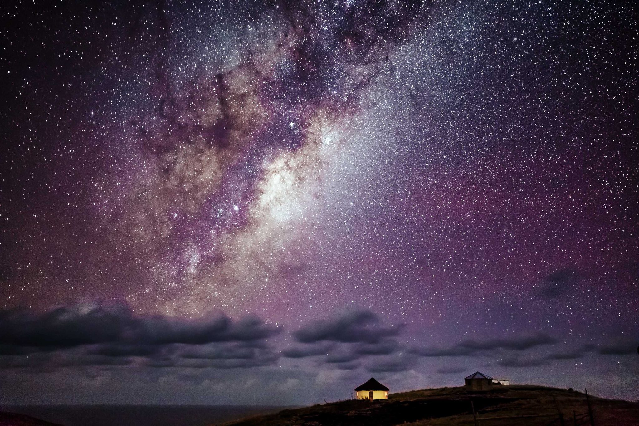Sky, night, stars. Landscape photograph by Philip Nix, finalist in the Shoot The Frame Landscape photography award, January 2016