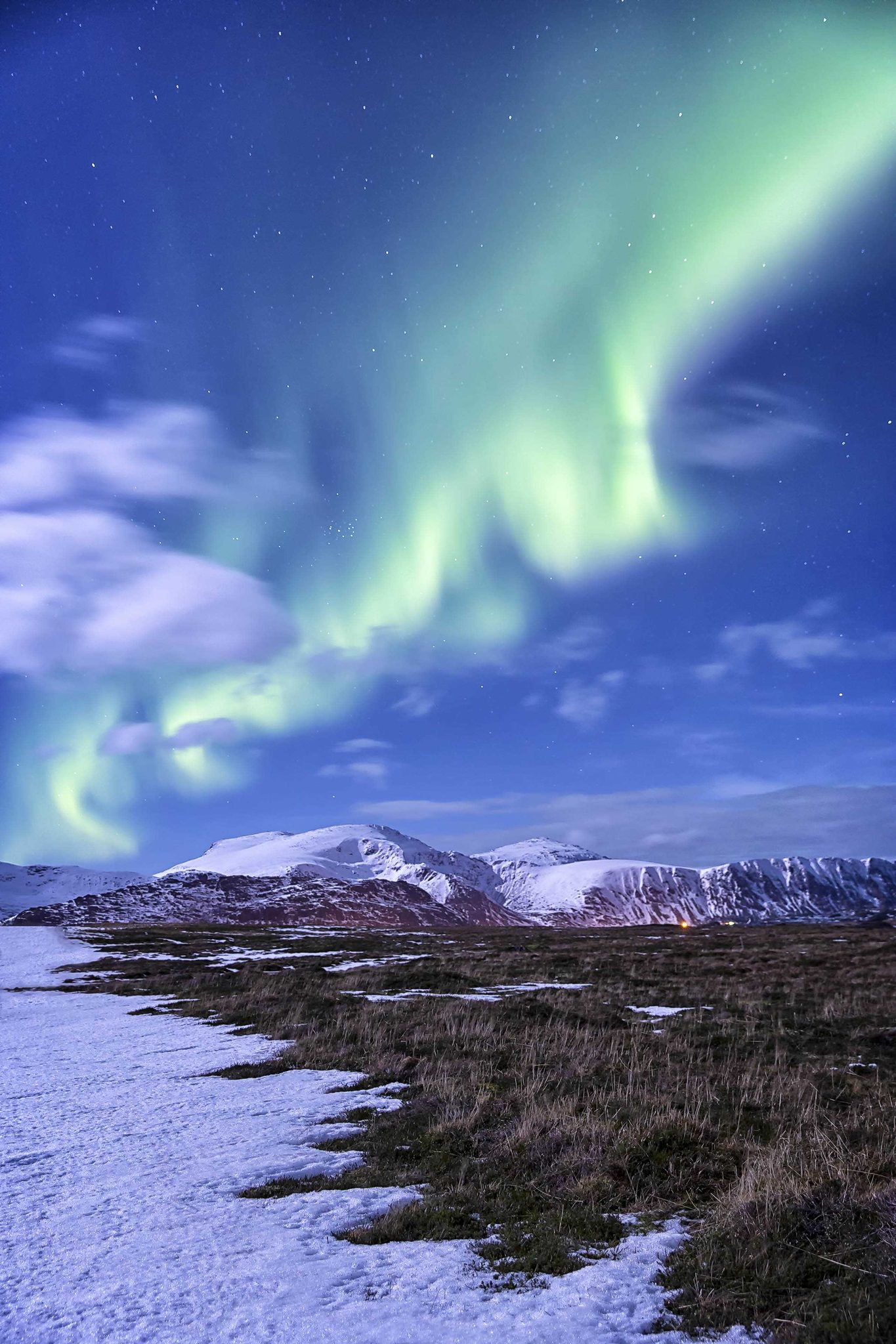 Hills, lights, sky. Landscape photograph by Arwen Dyer, finalist in the Shoot The Frame Landscape photography award, February 2016
