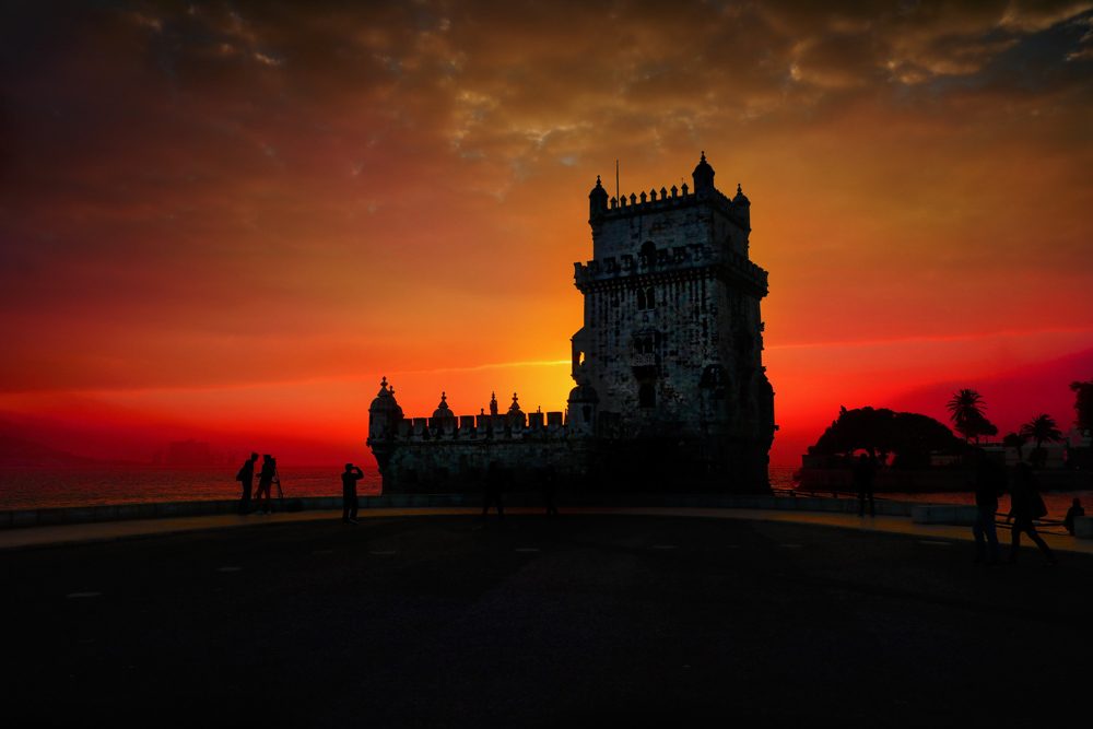 Sky, lights, orange, red. Landscape photograph by Josip Miskovic, finalist in the Shoot The Frame Landscape photography award, October 2016