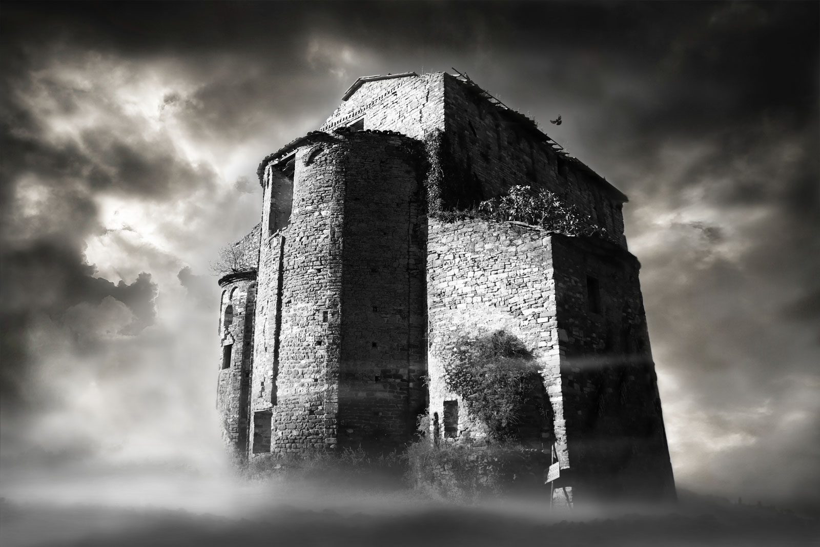 Building, old, stone, solid. Landscape photograph by Josip Miskovic, finalist in the Shoot The Frame Landscape photography award, November 2016