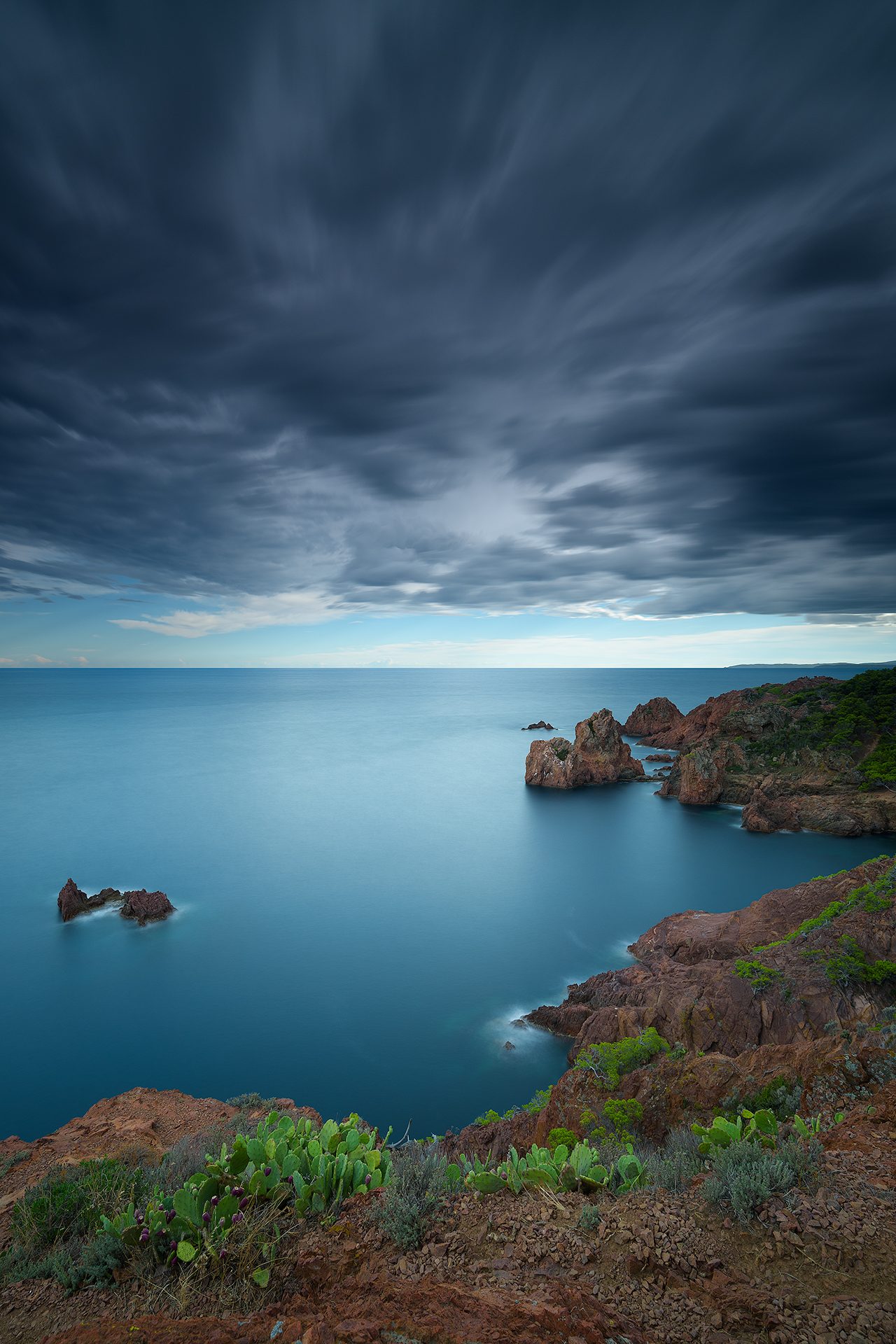 Sky, clouds, sea, mountain. Landscape photograph by Yannick Lefevre, finalist in the Shoot The Frame Landscape photography award, January 2017