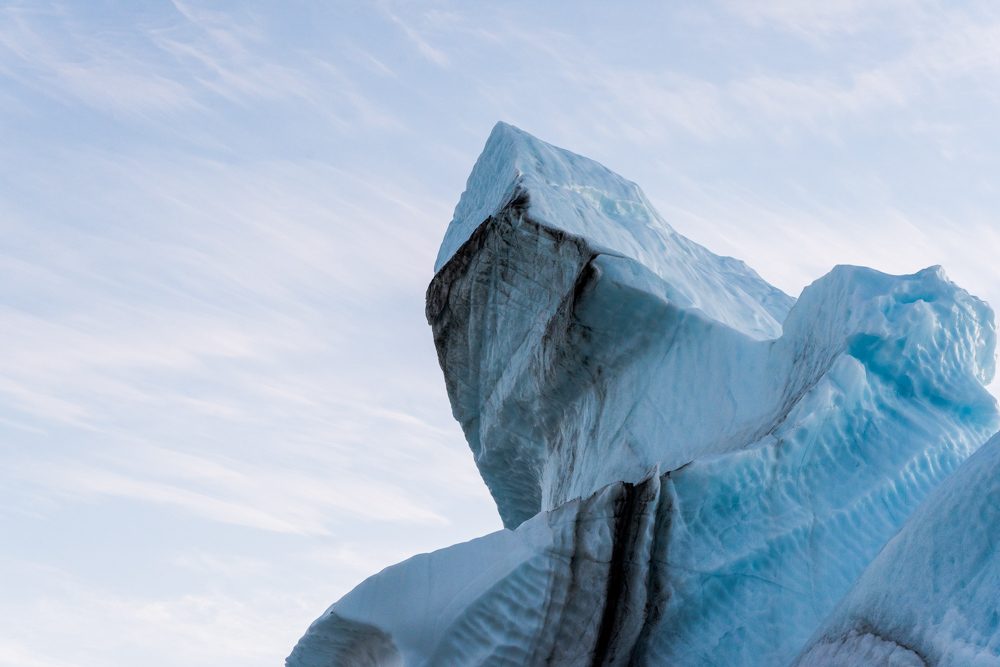 Stone, sky, snow. Landscape photograph by Bonbon Wang, finalist in the Shoot The Frame Landscape photography award, December 2017