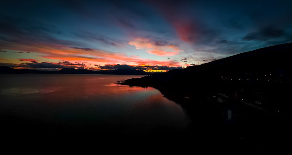 Sky, clouds, ocean. Landscape photograph by Ross Eagle, finalist in the Shoot The Frame Landscape photography award, January 2018