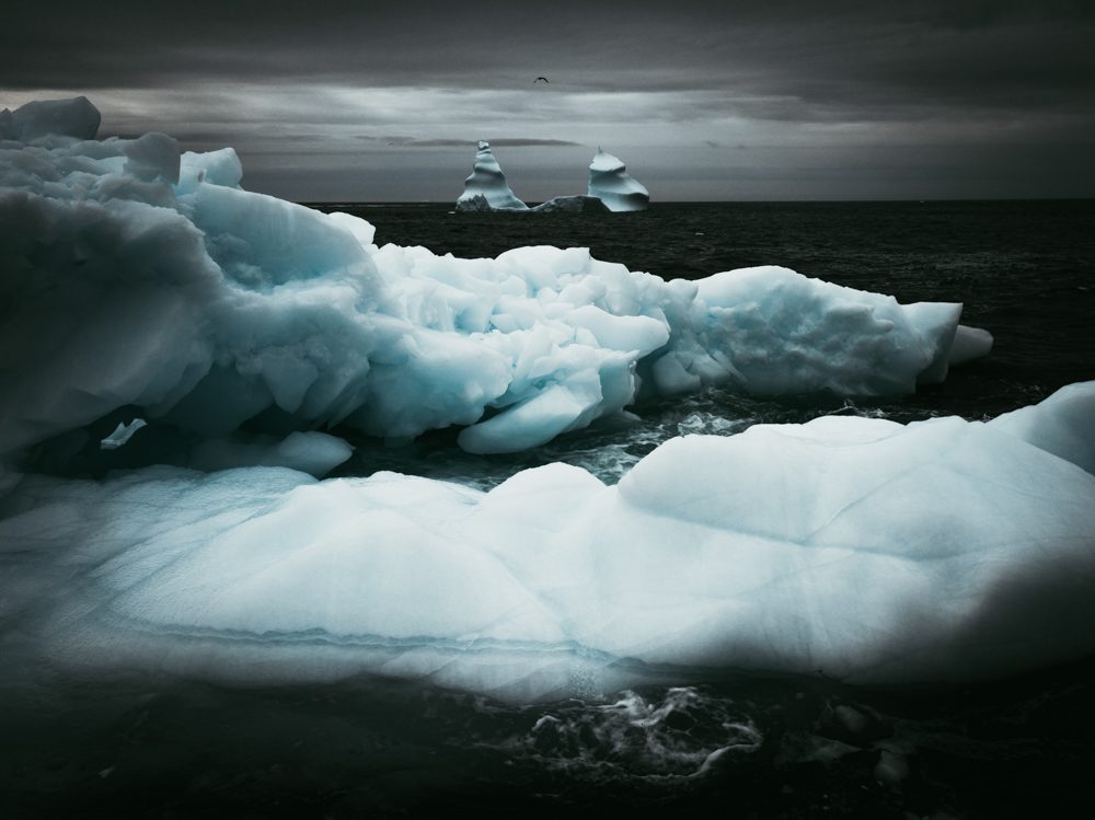 Snow, sky, clouds. Landscape photograph by Conrad Golovac, finalist in the Shoot The Frame Landscape photography award, June 2018