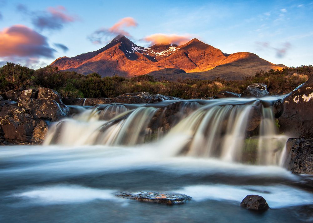 Falls, rocks, trees, hills. Landscape photograph by Sander Grefte, finalist in the Shoot The Frame Landscape photography award, June 2018