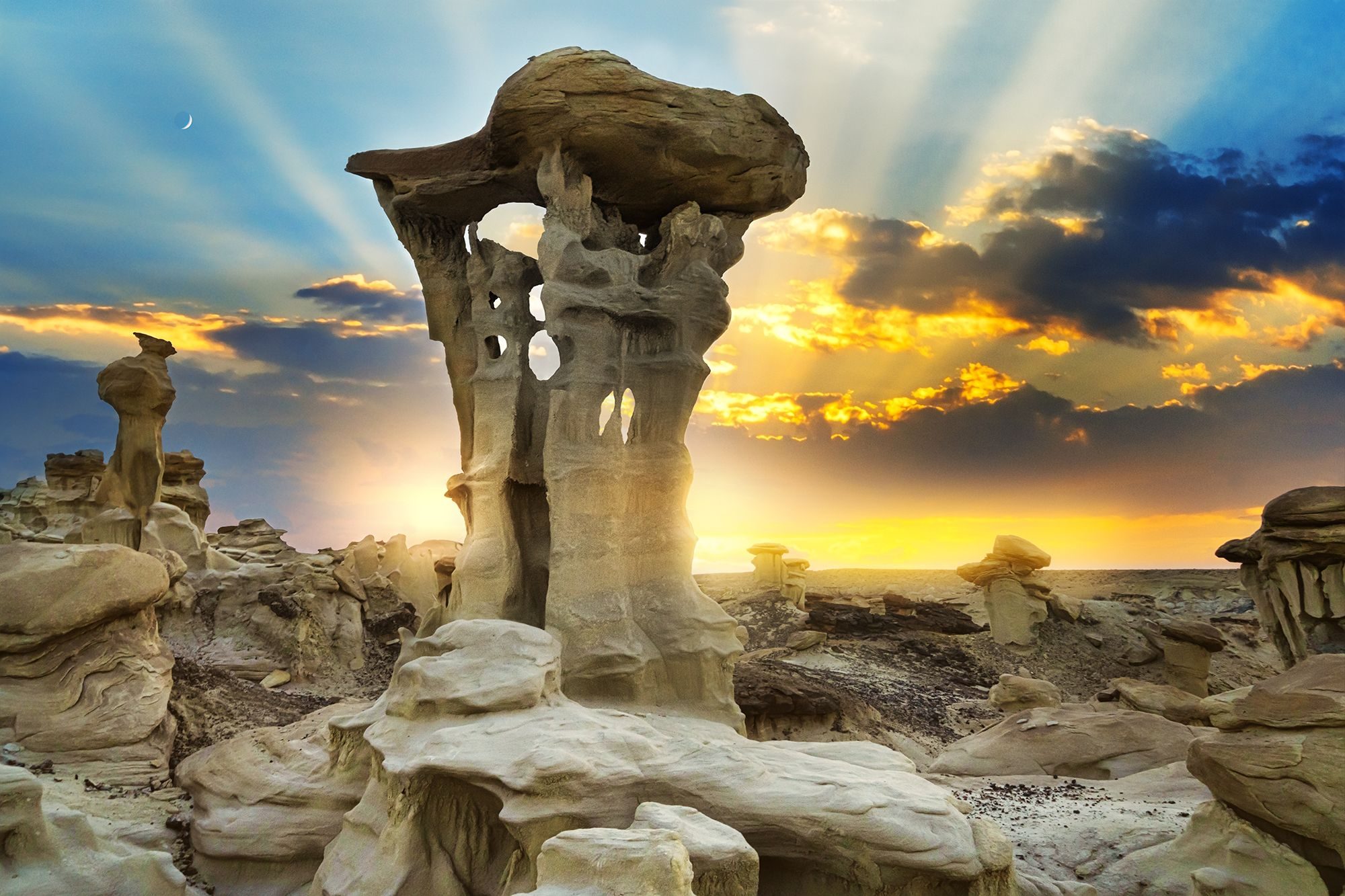 Alien Sunset, New Mexico, USA. Landscape photograph by Craig Bill, finalist in the Shoot The Frame Landscape photography award, October 2020